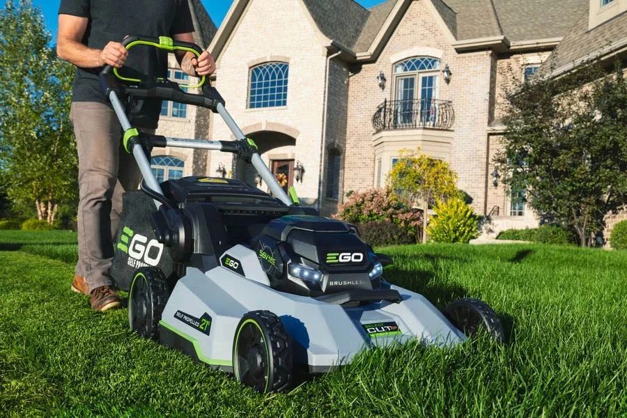 shop electric lawn mowers