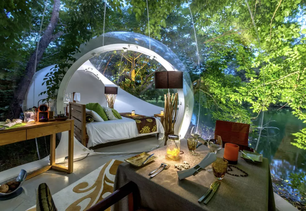 inflatable bubble tent camping